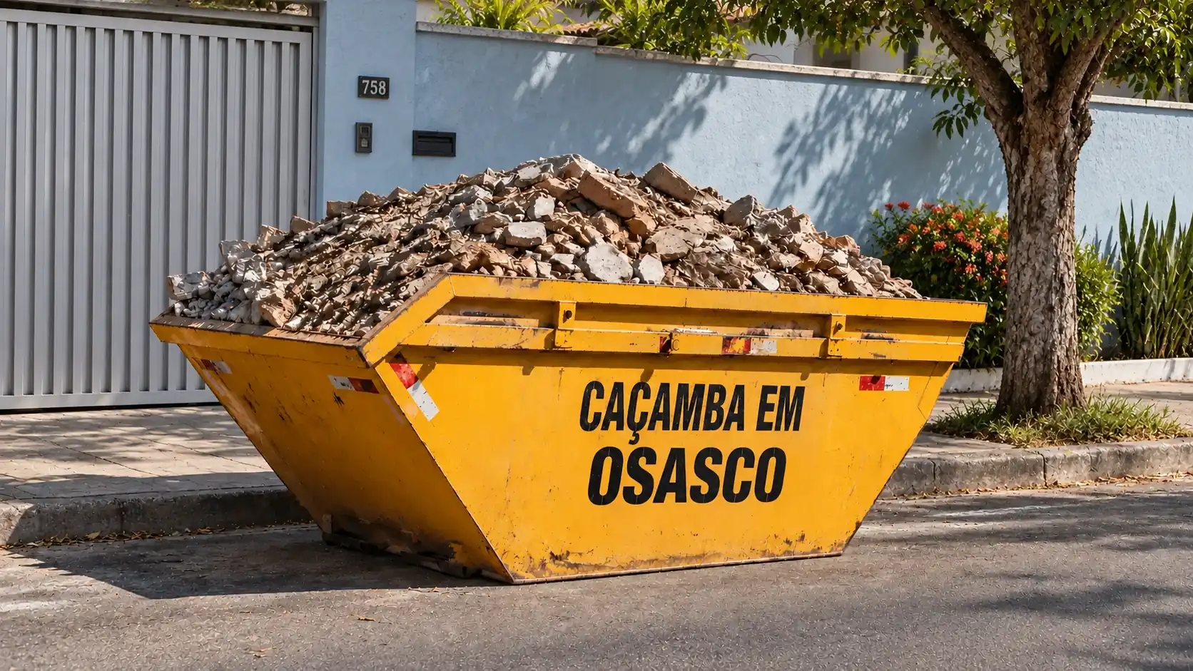 Caçamba para retirada de entulho em Osasco